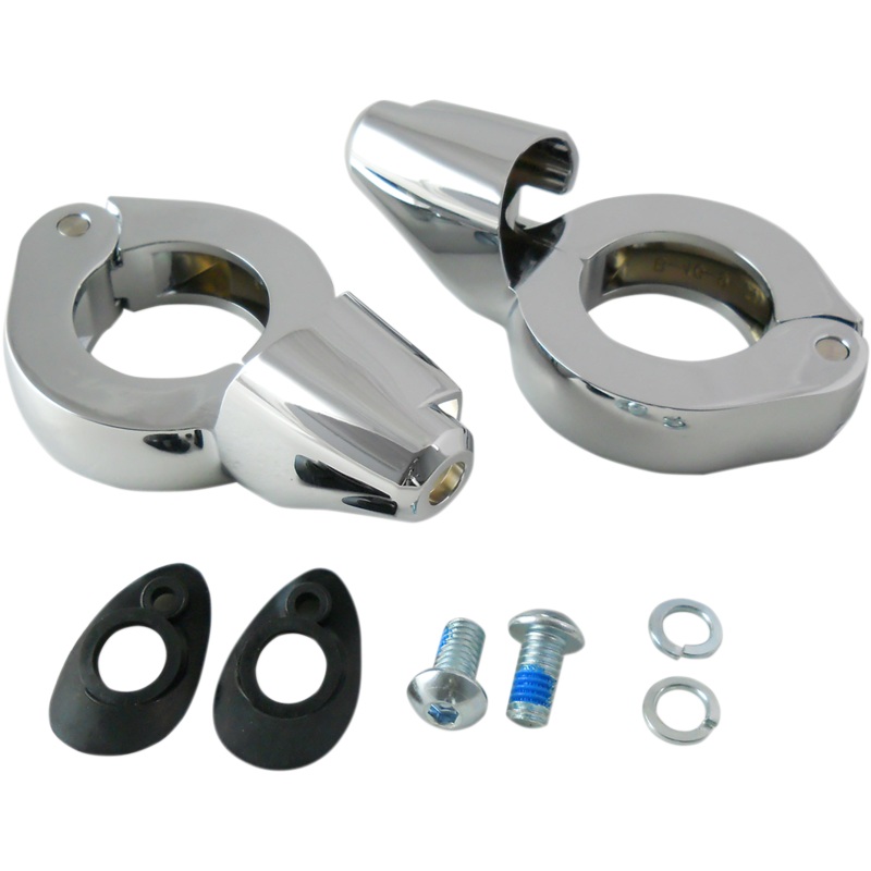 Turn Signal Mount – 39 mm – Chrome