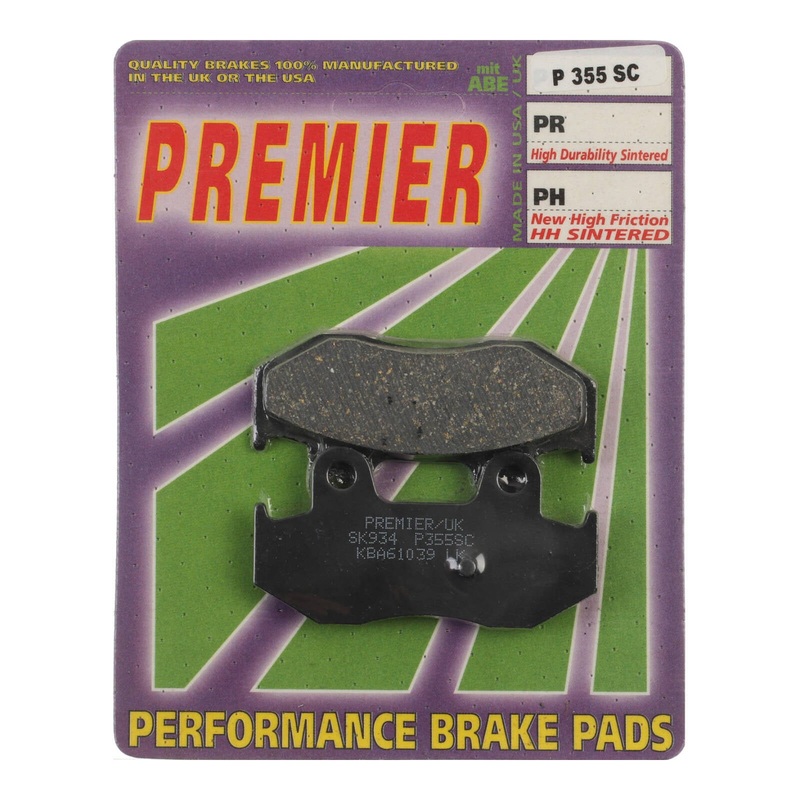 Premier Brake Pads – P Organic Standard