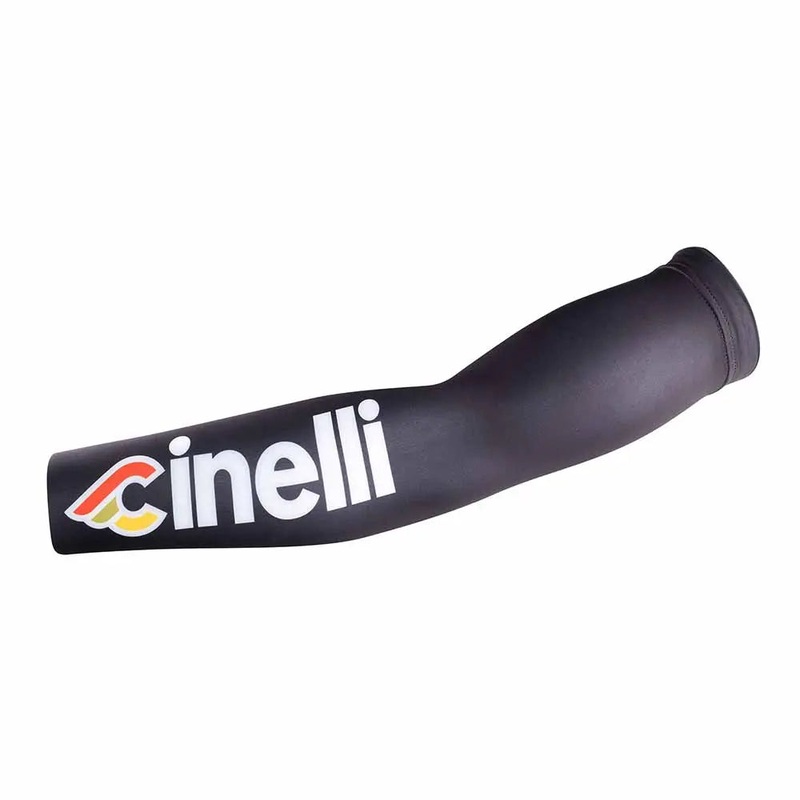 Cinelli Tempo Logo Cycle Arm Warmers Black