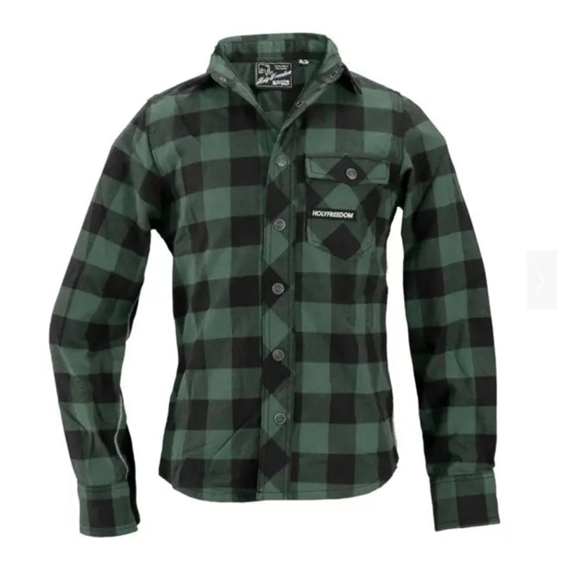 Holy Freedom Jessie James Flannel Shirt Green