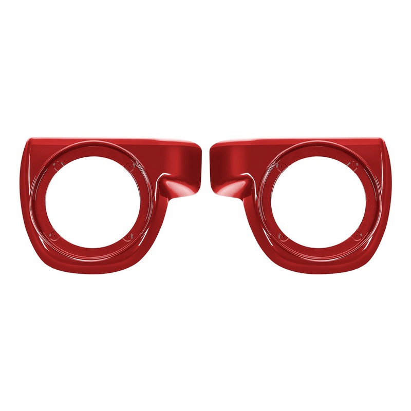 HR3 Wicked Red Lower Fairing Speaker Pods For Harley Touring Models 2014-2024