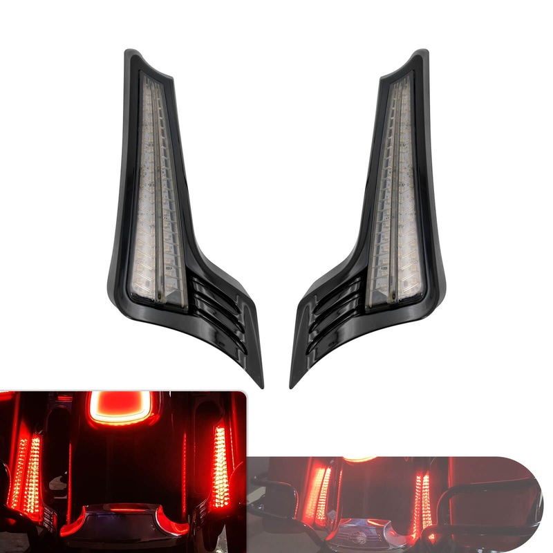 LED Filler Panel Lights Rear Fender Auxiliary Signals for Harley Touring ’14-’23 | Mactions