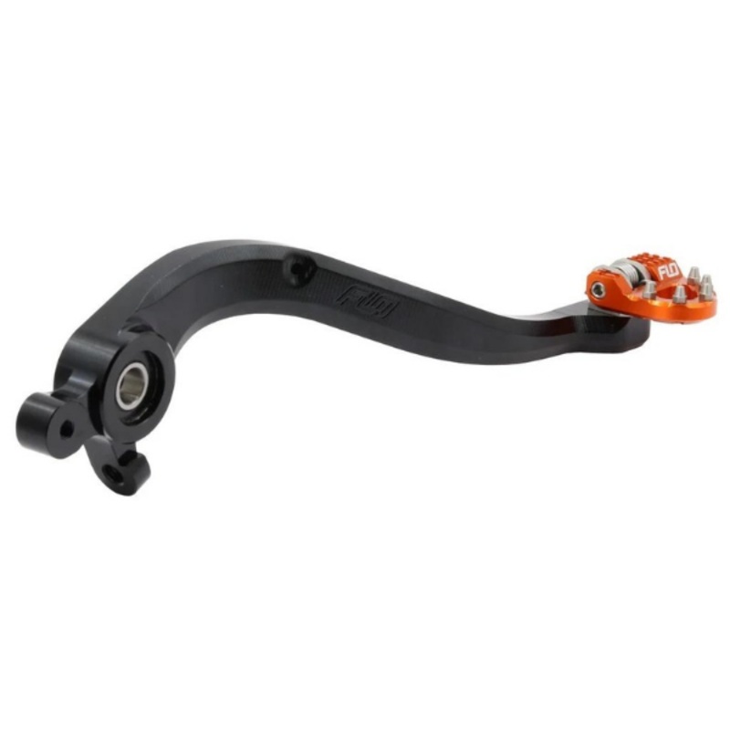 Flo Motorsports – Billet Folding Tip Brake Pedals:122-91521*MXBP-521 ORG