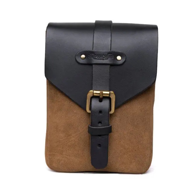 Trip Machine Tank Pouch / Belt Pouch Tobacco Brown