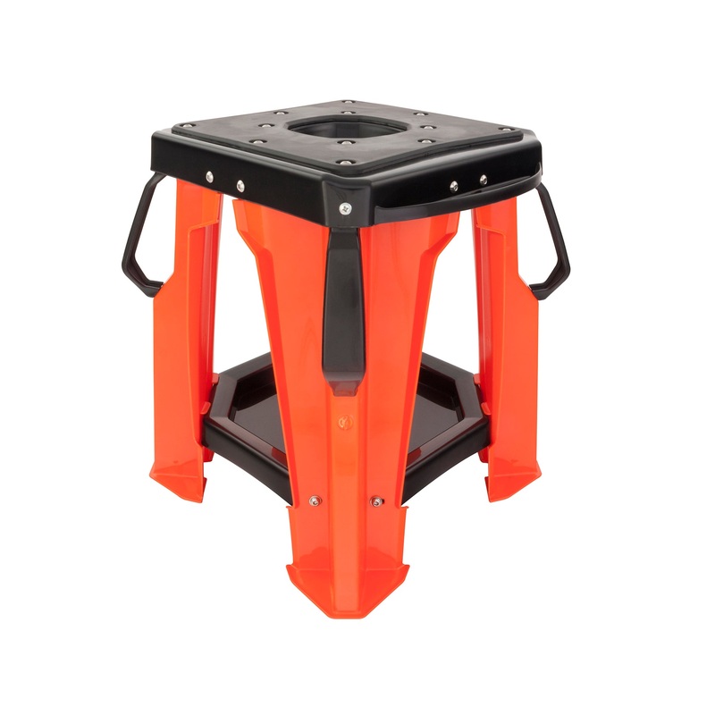 BikeTek Pro MX Ridge Stand – Orange