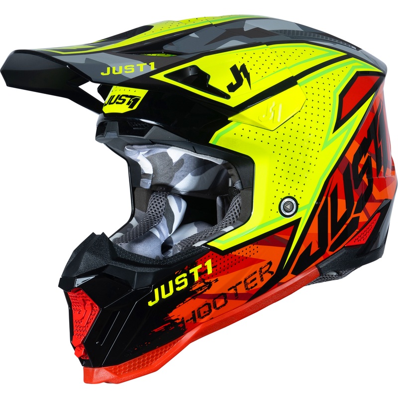 Just1 J40 Shooter Camo / Red / Black