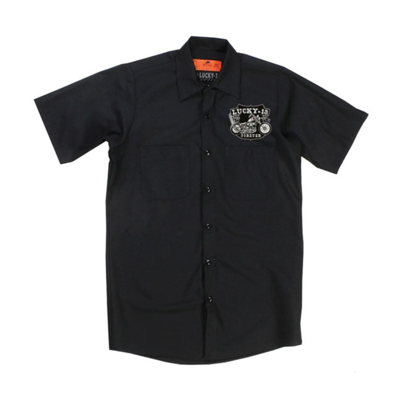 Lucky 13 Knuckles Workshirt Black