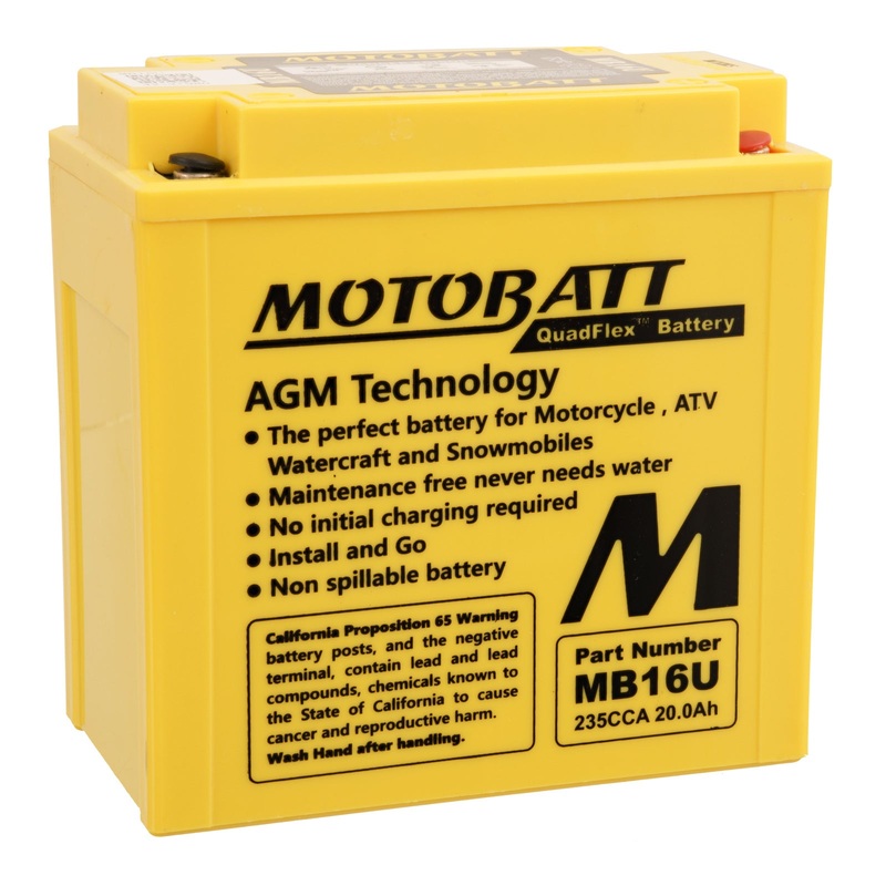 Motobatt Battery Quadflex AGM – MB16U