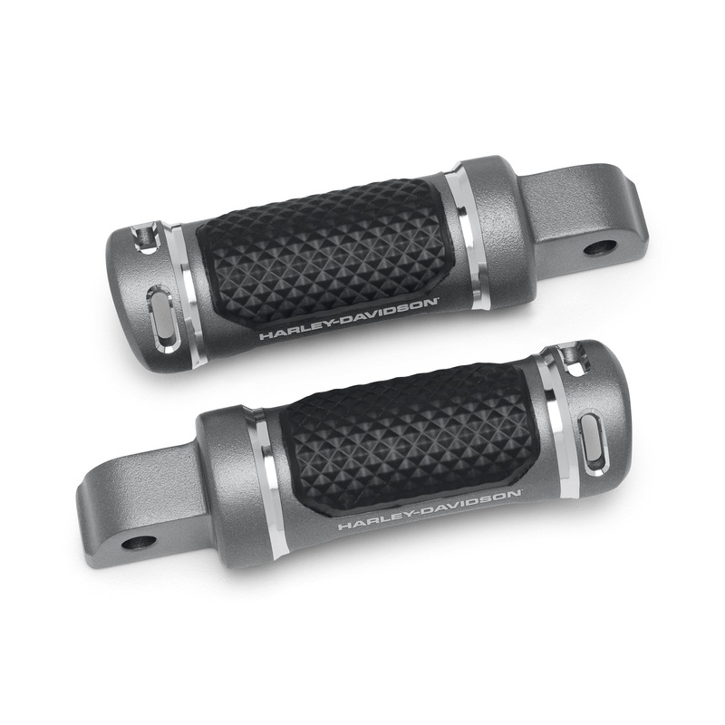 Harley Davidson 50502247 Adversary Passenger Footpegs KIT,FTPEG,PASS,GRAY,ADVERSARY