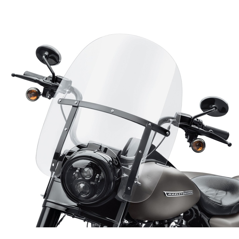Harley Davidson 57400380 Road King H-D Detachables Windshield – 20 in KIT,WSHLD,DETACH,BLK,20IN
