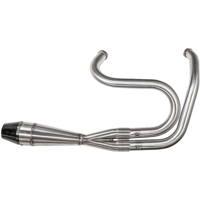 Sawicki – Shorty 2 into 1 Pipe fits ’04-’21 Sportster Models -Stainless