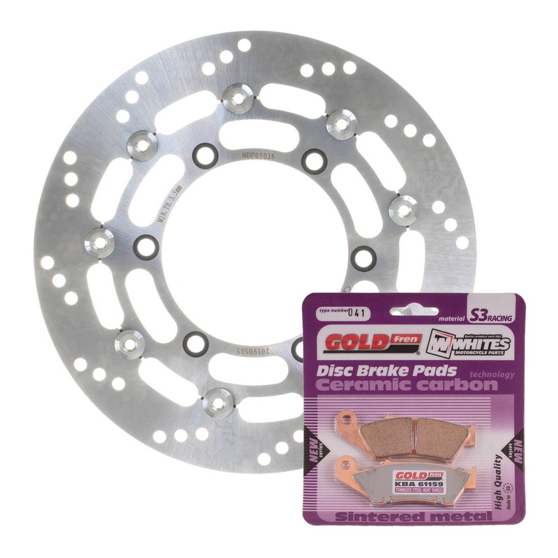 Brake Disc & Pad Front Kit – Suzuki DR650SE ’96-’20