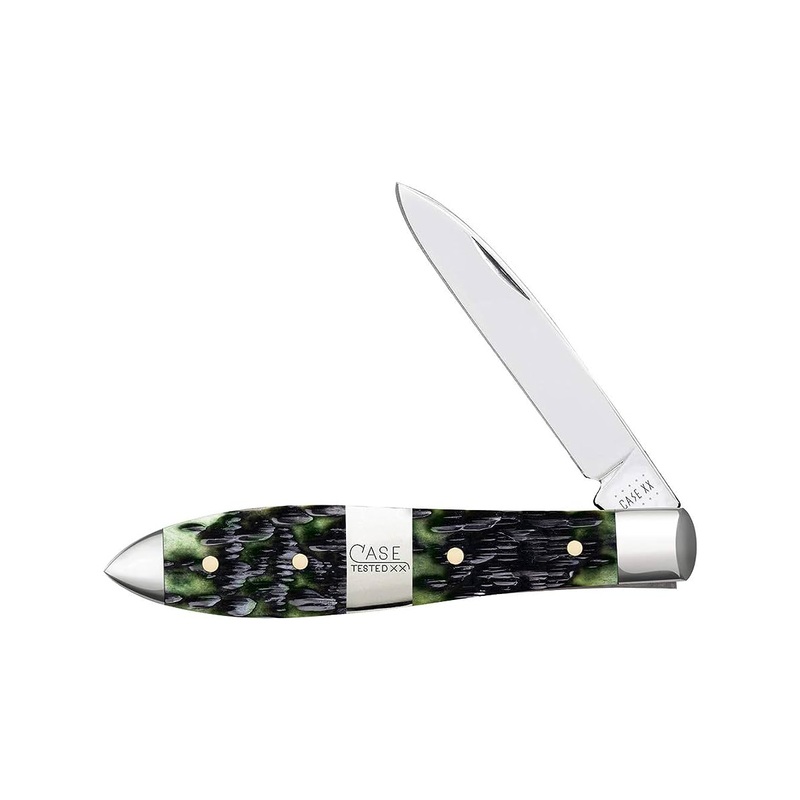 CASE KNIVES TEAR DROP GREEN BONE-ERA TESTED XX