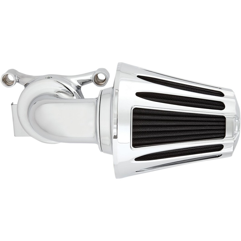 Deep Cut Monster Sucker Air Cleaner, Chrome – 00-17 Twin Cam