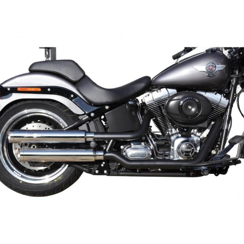 Gun Smooth Slip On Mufflers Slant End Cap Polished Polished