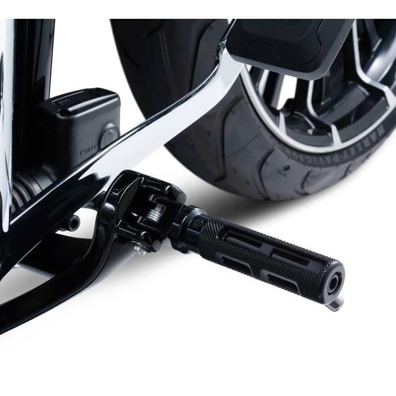 Harley Davidson 50502504 Switchback Rider Footpegs KIT,FTPEG,RDR,BLK