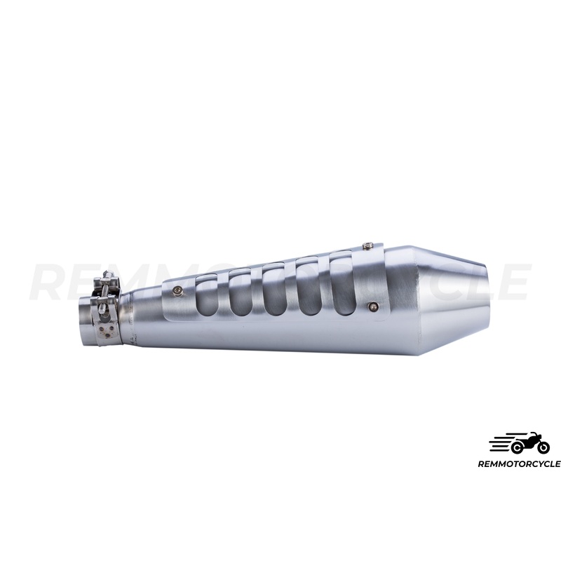 Exhaust brushed INOX or Black