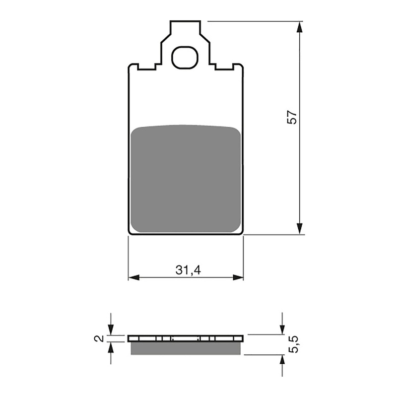 GOLDfren Brake Pads GF115 – AD