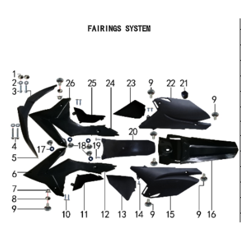 Hexagon Bolt with Flange – 150DH & 230DH Gas Dirt Bike