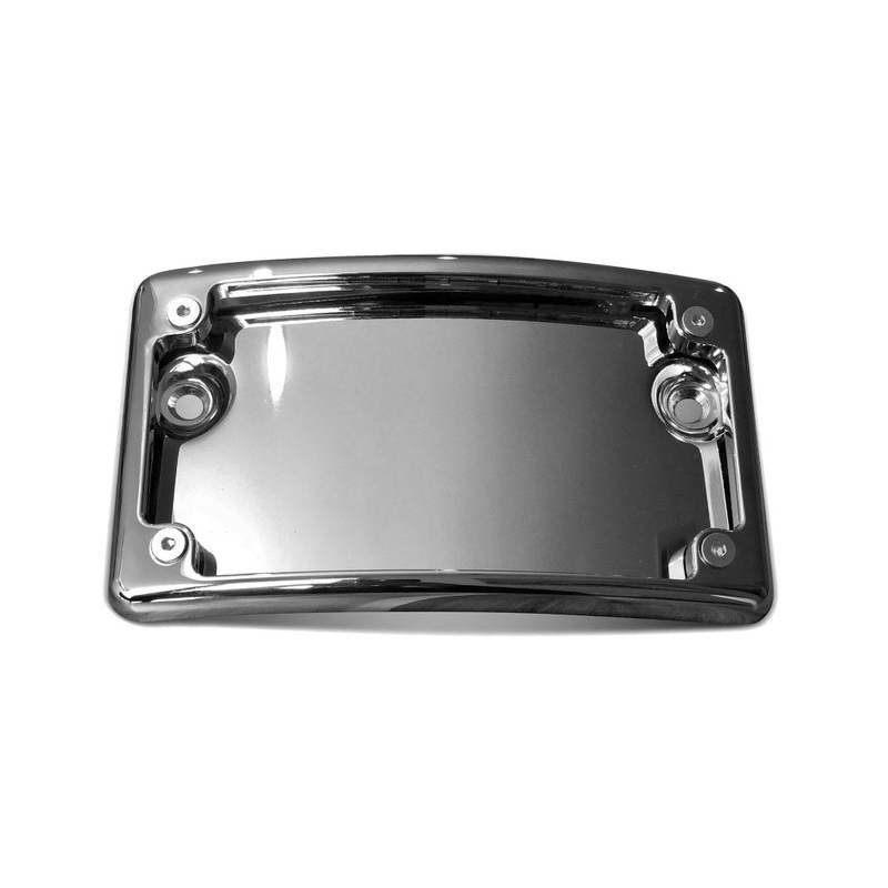 Kodlin Curved LED Number Plate Kit – Chrome. Fits most Touring 2013up.