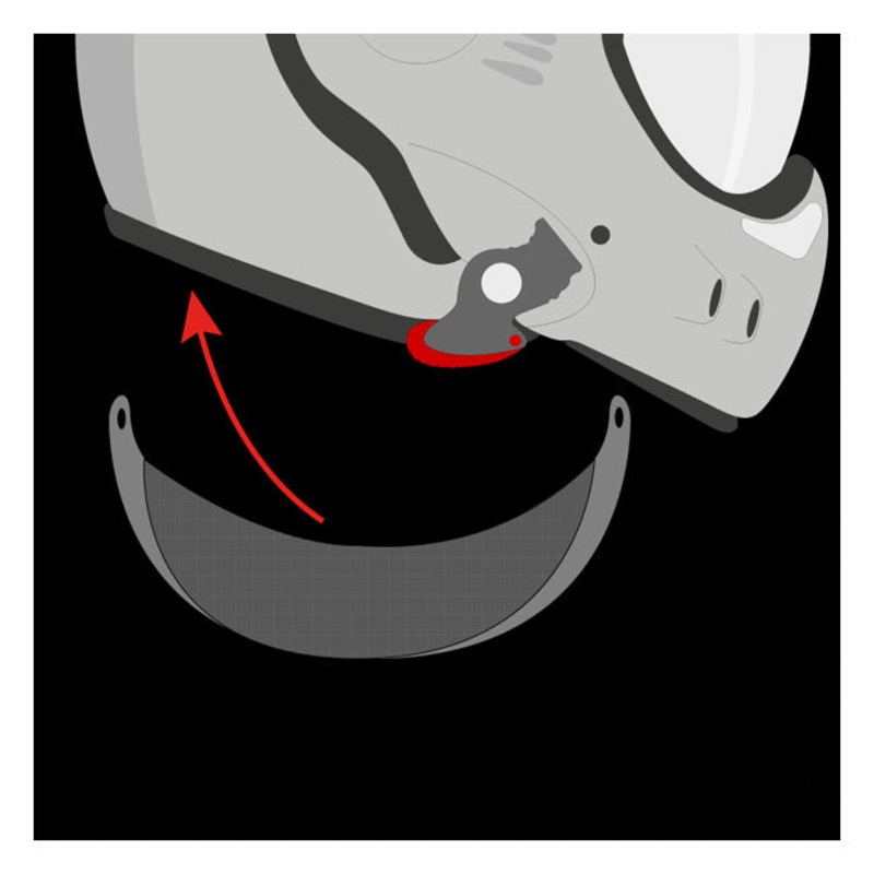 Roof Boxer V8 Helmet Neck Lining