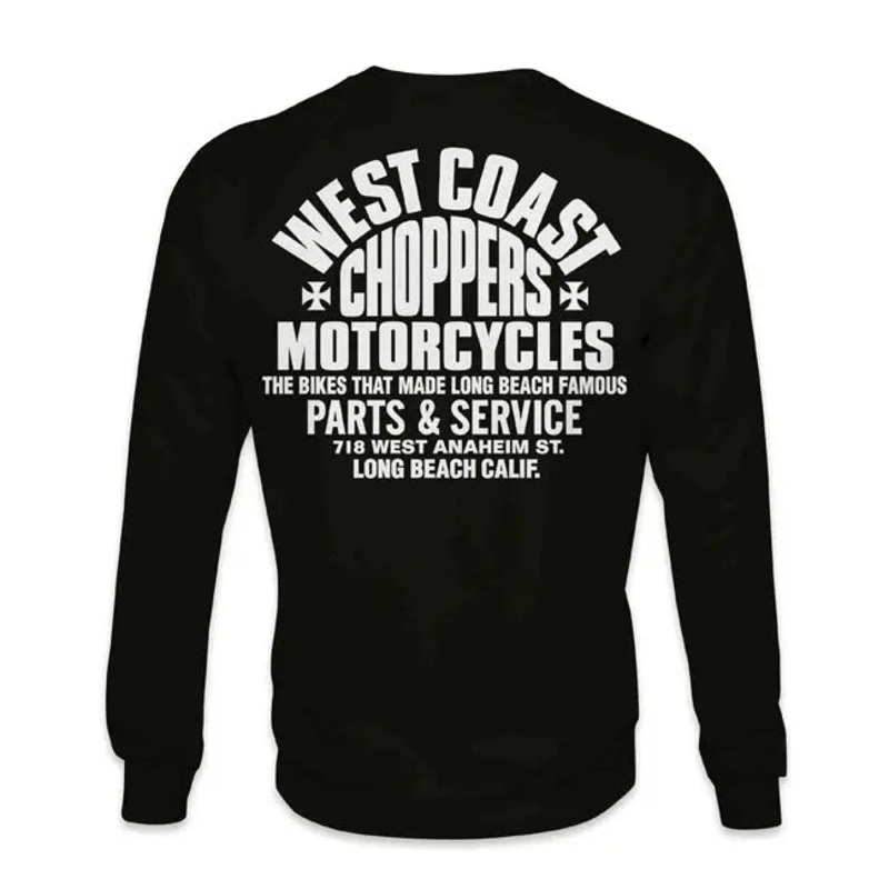 West Coast Choppers Parts Sweatshirt Black