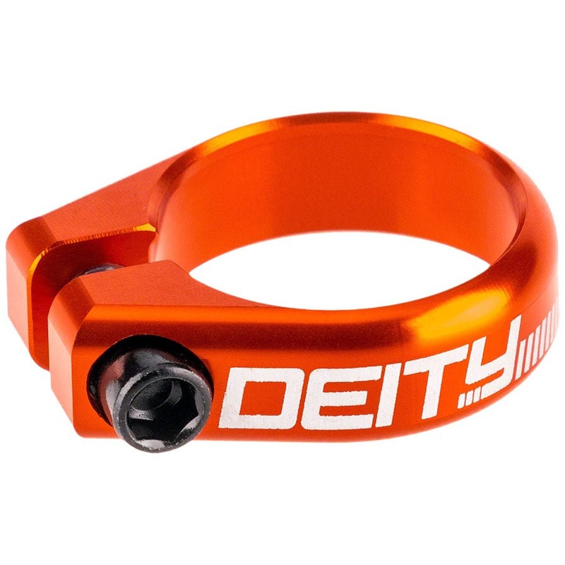 Deity Circuit Seatpost Clamp – 38.6mm – Orange