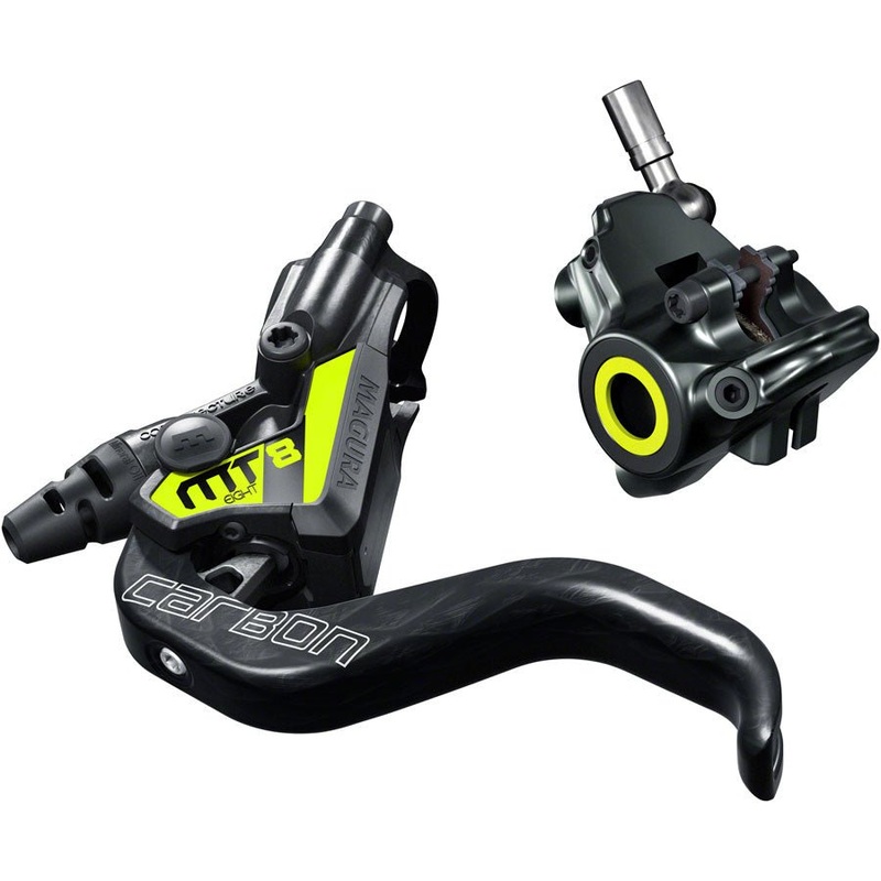 Magura MT8 SL Disc Brake – Works as Front or Rear – Gray & Yellow