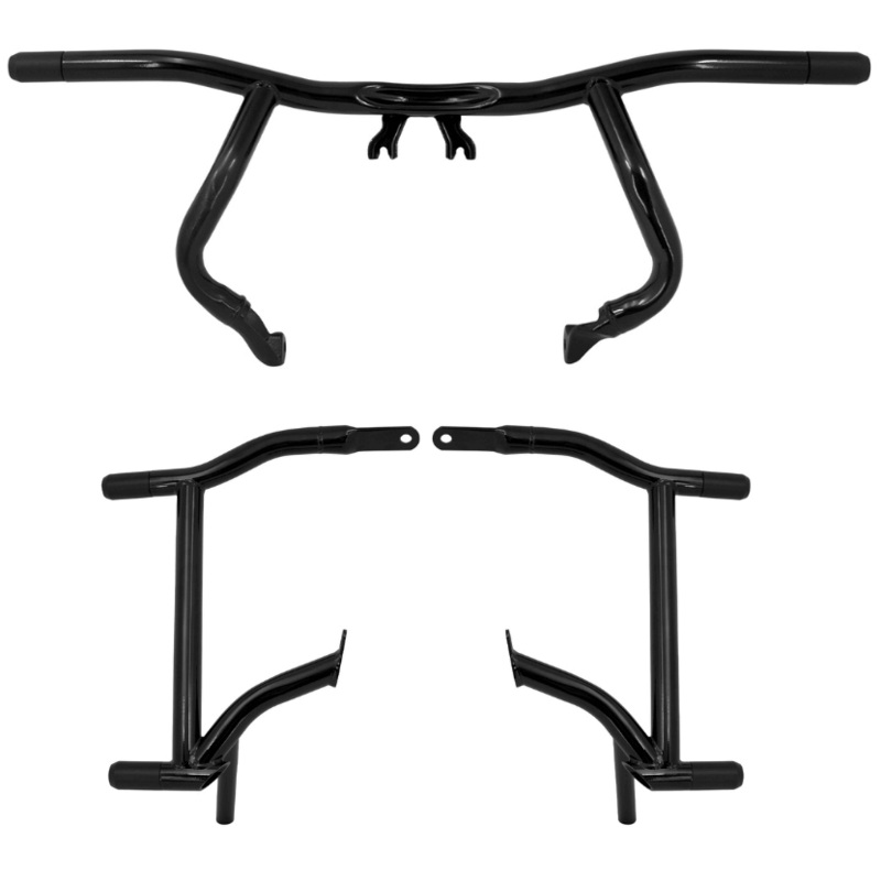 Motorcycle Saddlebag Guards + Engine Crash Bars For Harley Touring 2014-2025 | Mactions