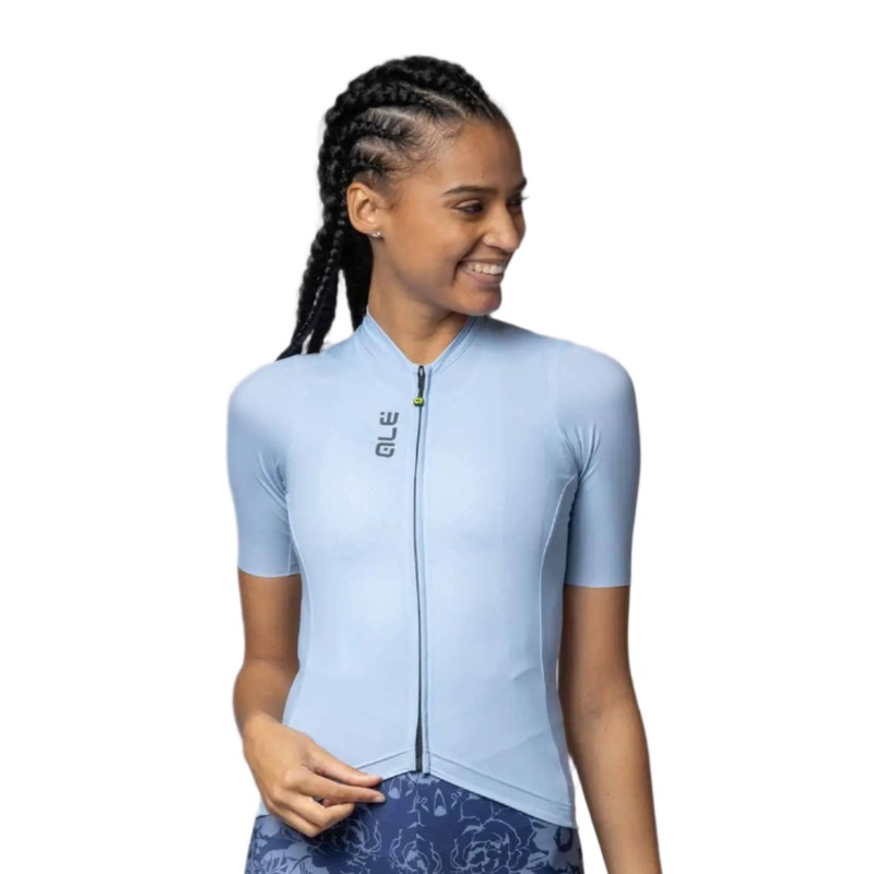 Ale Clothing Colour Block 2.0 Pragma Ladies Short Sleeves Cycle Jersey Light / Blue