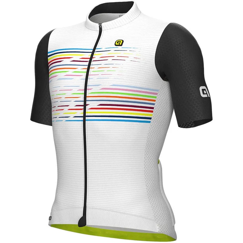 Ale Clothing Logo PR-S Short Sleeves Jersey White / Black