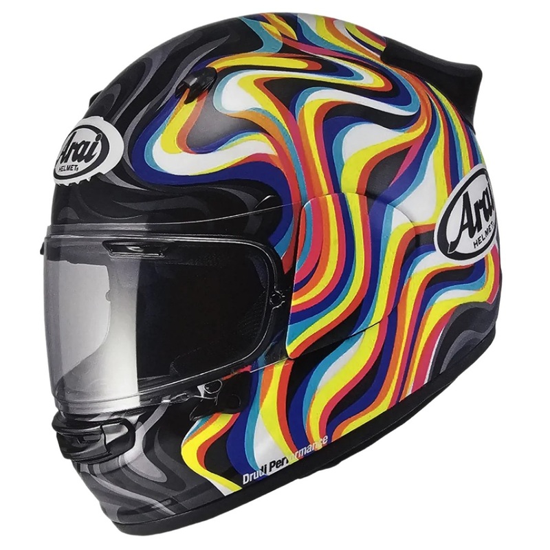 Arai Quantic Swirl White