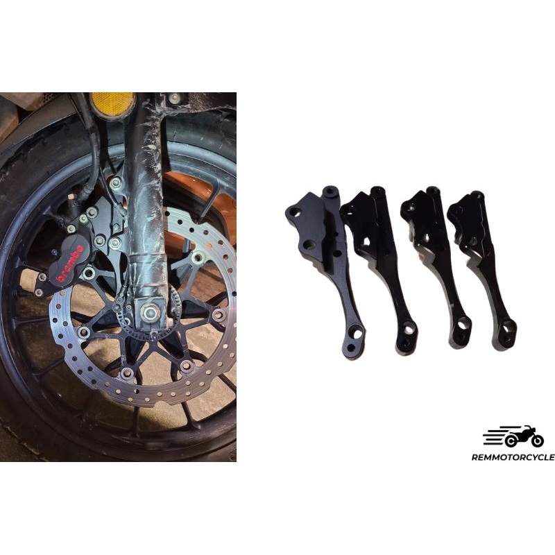 Front 4-Piston Caliper Bracket for Honda 500CL