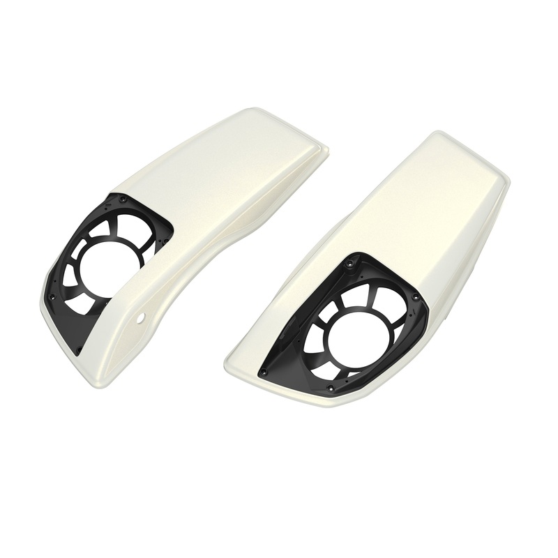 Harley-Davidson 90202793EXZ Color Matched Saddlebag Speaker Lids – Left & Right