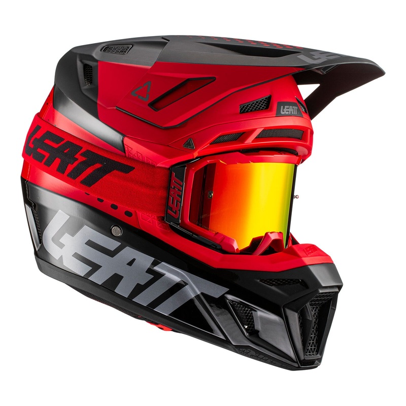 Leatt 2022 8.5 Helmet & Goggle Kit – Red / Black