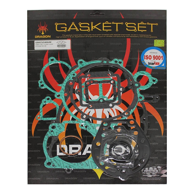 Whites Complete Gasket Set Kawasaki KDX200 ’95-’06