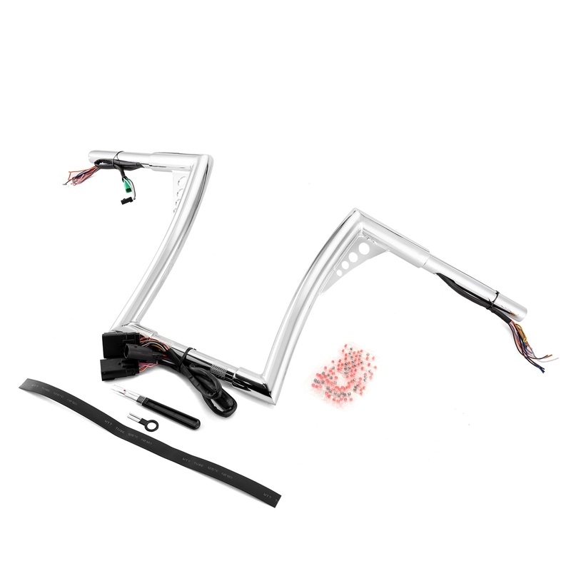 2008-2013 Harley Road Glide 12″ Ape Hangers Handlebar | Pre-wired Plug & Play