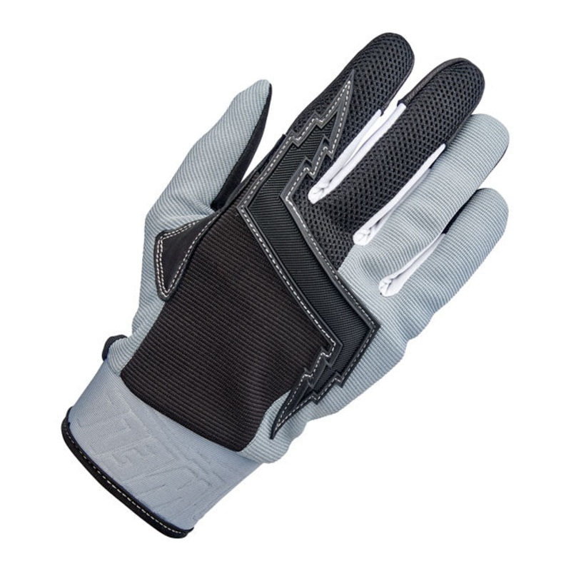 Biltwell Baja Gloves Grey / Black