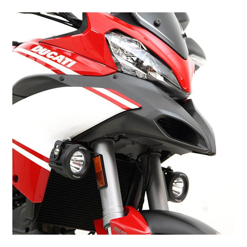 Denali Aux Light Mount Brackets – Ducati Multi 1200 (All) ’10-’14