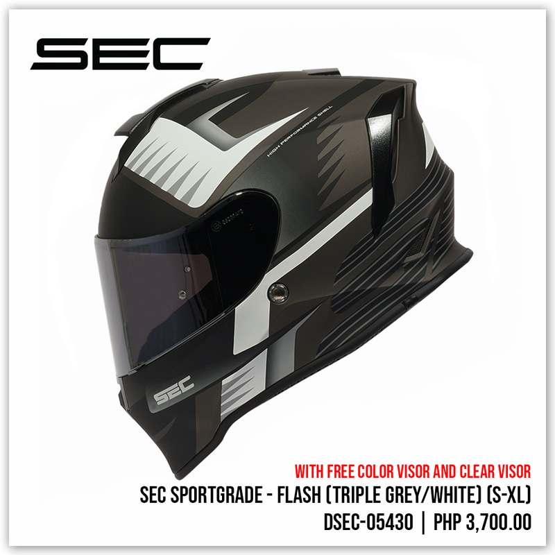 SEC Sportgrade – Flash (Triple Grey/ White)