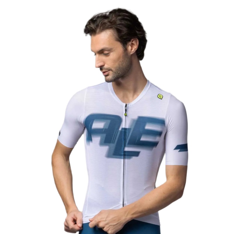 Ale Clothing Sauvage PR-E Short Sleeves Cycle Jersey White