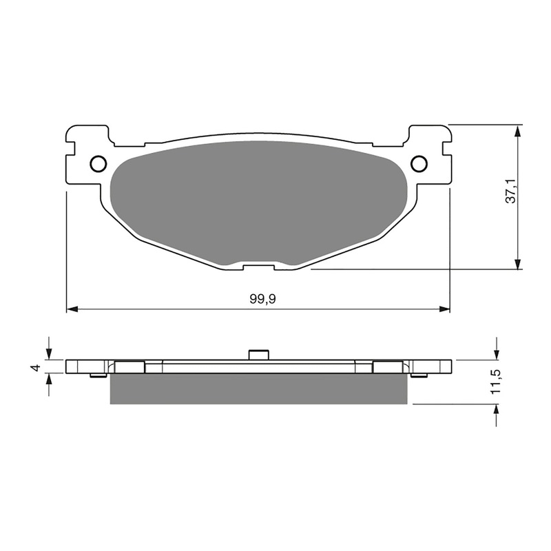 GOLDfren Brake Pads GF268 – S3