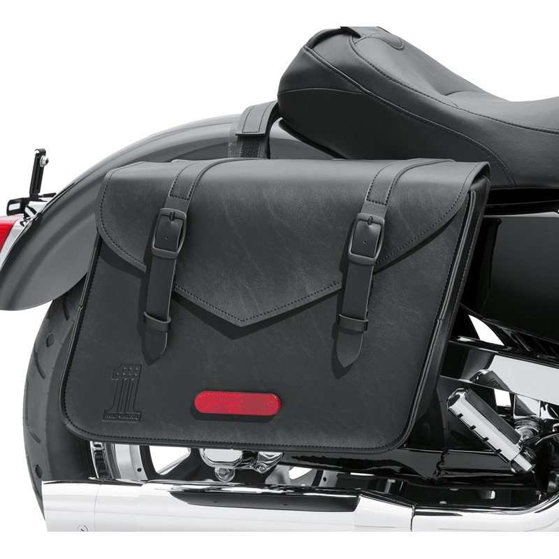 Harley Davidson 90201770 Black Standard Line Large Throw-Over Saddlebags KIT,S-BAG,THROW-OVER,VALUE