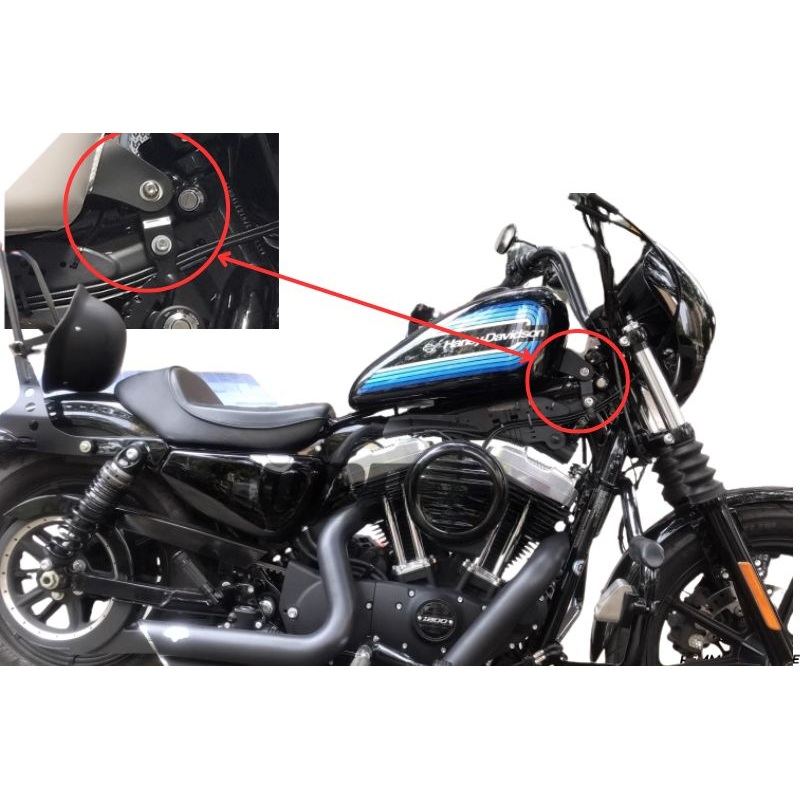 Harley Sportster tank lift