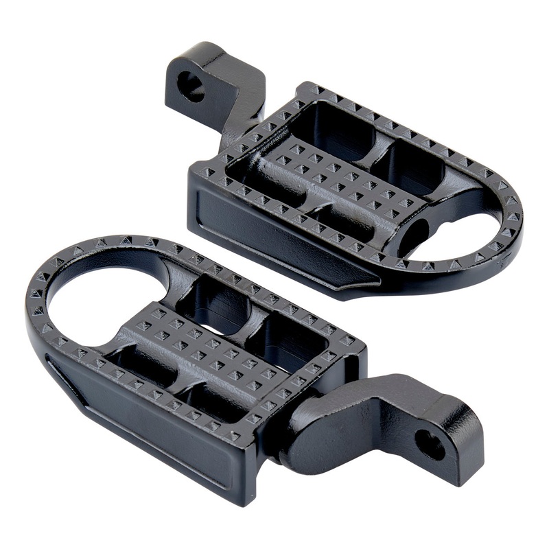 Mushman Foot Pegs HD Step – Black Electroplate