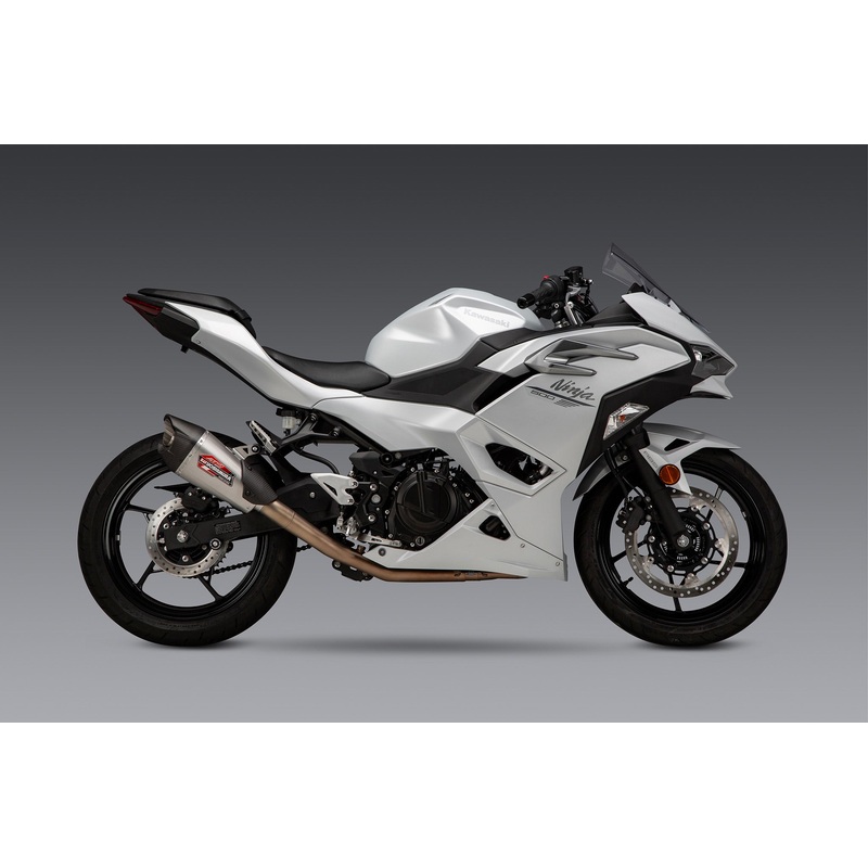 NINJA 500 / Z500 / NINJA 400 2024 Race AT2 Stainless Full Exhaust, w/ Stainless Muffler