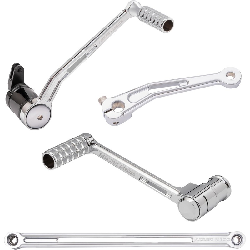 Speedliner Solo Foot Control Kit, Chrome – Touring