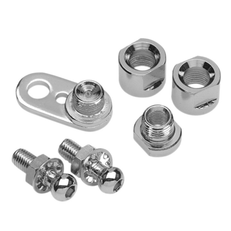 Turn Signal Swivel Kit For Dyna, Big Twin, Sportster and V-rod models- Chrome