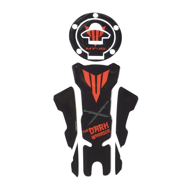 Yamaha MT-15 Compatible Tank Pad Combo The Darh Warriror