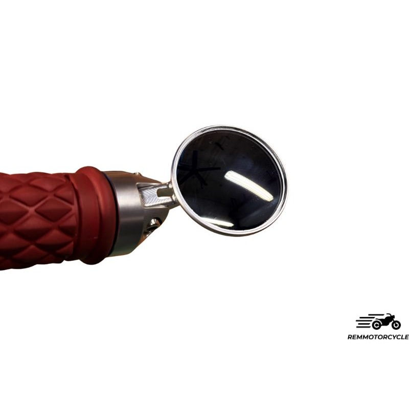 BMW R12 handlebar end mini mirrors